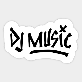 DJ Music Sticker